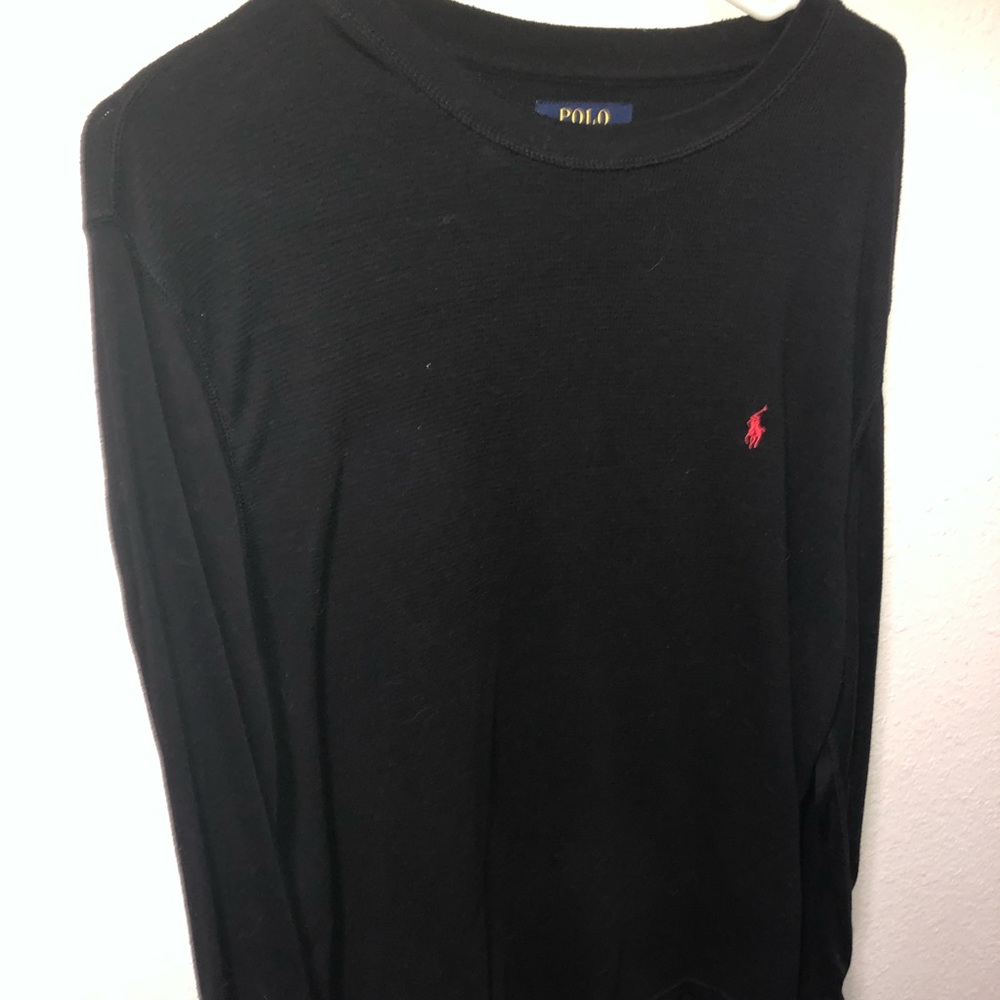 Men’s polo long sleeve flannel.